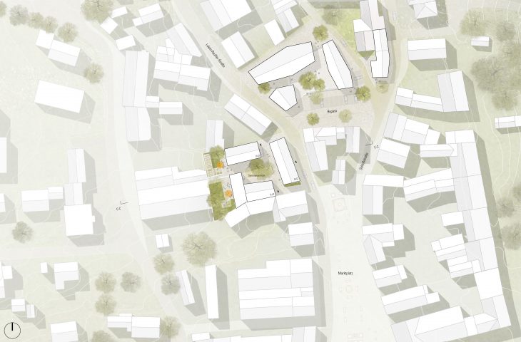 Lageplan Seniorenzentrum